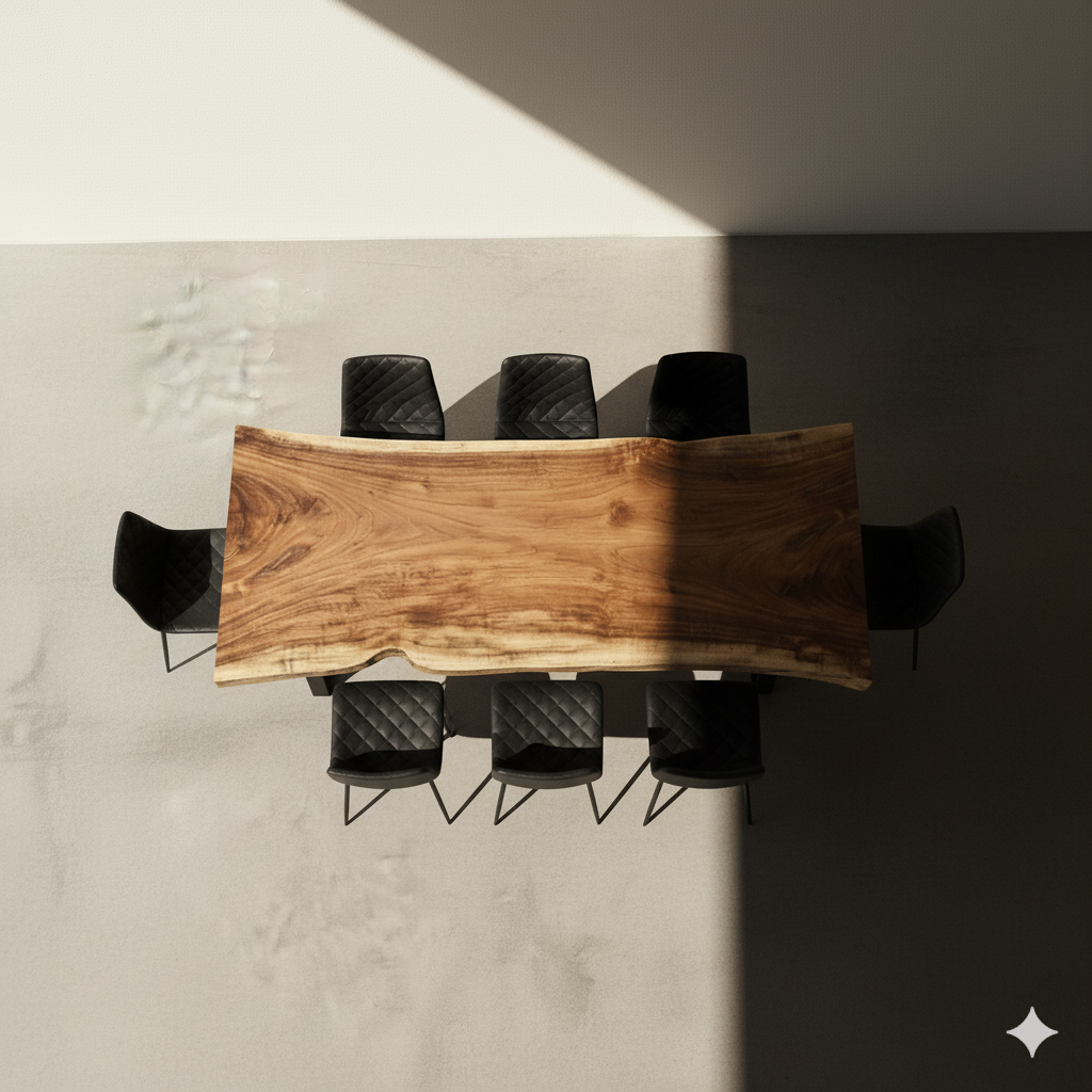 Image of Parota Live Edge 10' Slab - a live edge slab, long, wide, and thick.