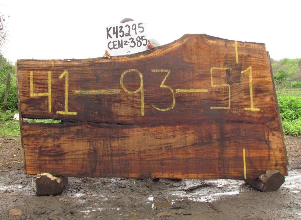 Image of MONKEY POD - 93x46x2 Inches - K43295CEN - a live edge MONKEY POD slab, 93 Inches long, 46 Inches wide, and 2 Inches thick.