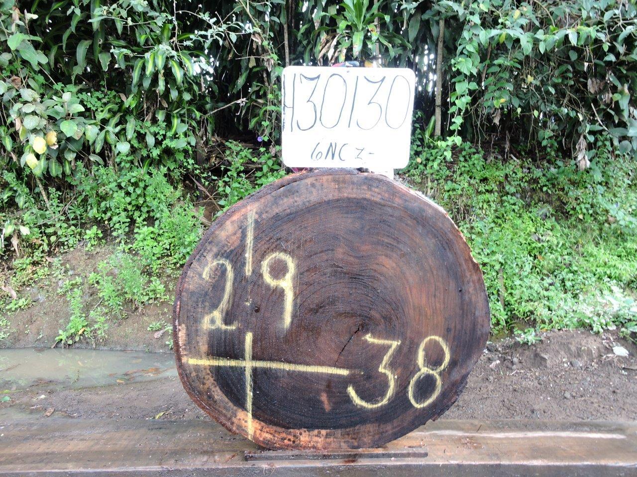 Image of TEAK - 38x29x2 Inches - H30130GNC - a live edge TEAK slab, 38 Inches long, 29 Inches wide, and 2 Inches thick.